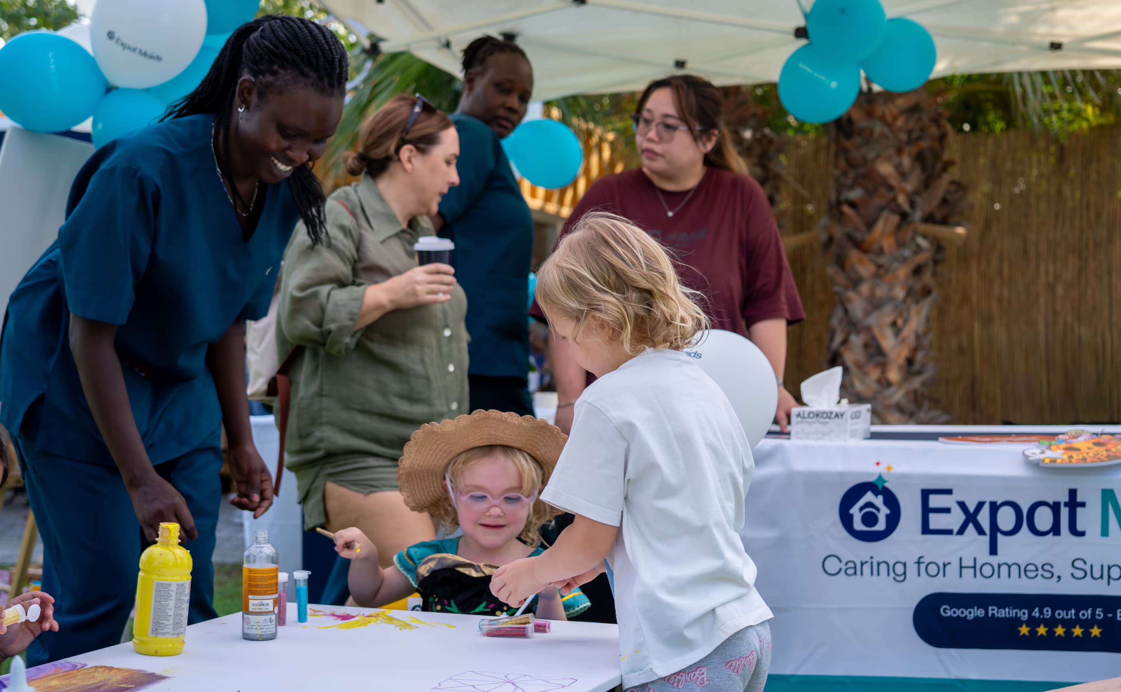 Trusted maids at an Expat Maids event